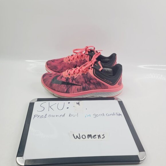 Nike Women's Pink Black FS Lite Run Mesh Low Top Athletic Running Shoes Size 8 - Picture 7 of 7